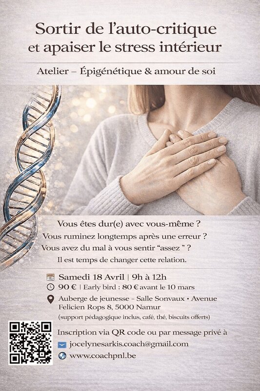 Stages,cours Atelier Épigénétique Amour soi