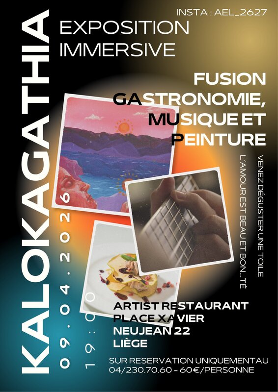 Spectacles Exposition, concert gastronomie: fusion