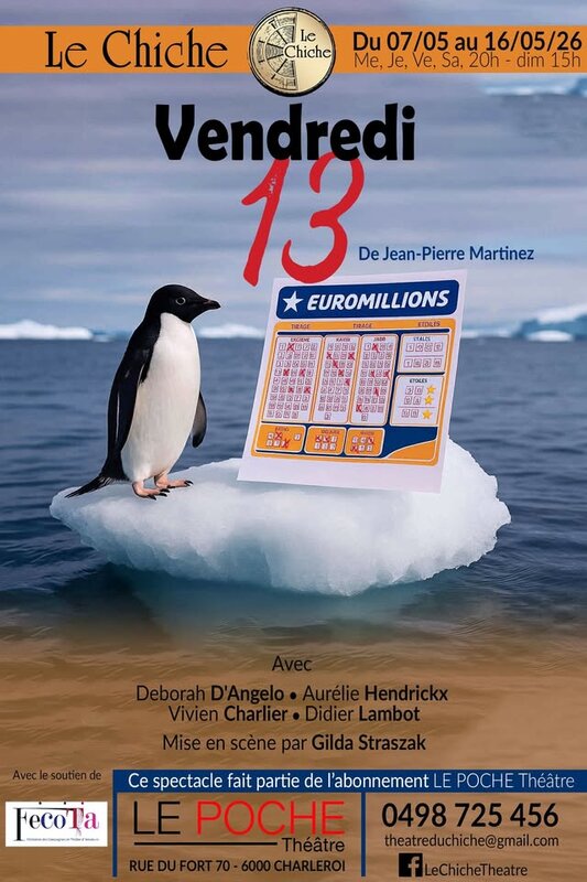 Spectacles Vendredi une comédie Jean-Pierre Martinez