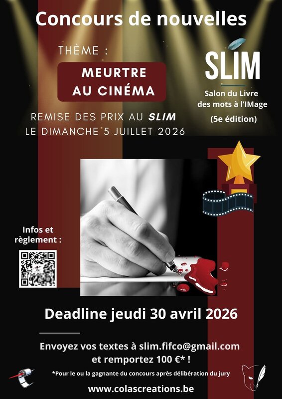 Conférences 5e Salon livre Slim + concours nouvelles