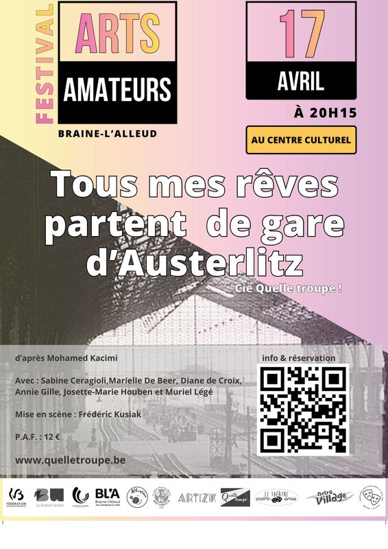 Spectacles Tous rêves partent gare d Austerlitz