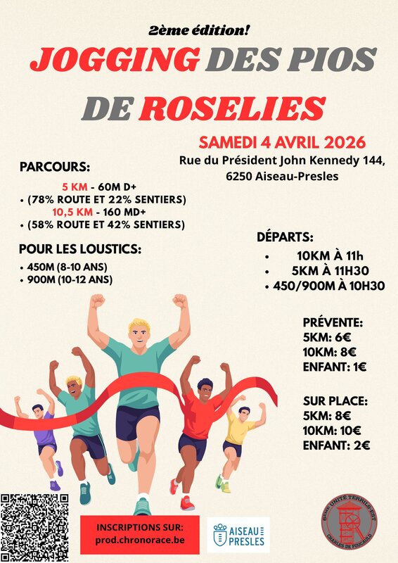 Loisirs Jogging pios Roselies