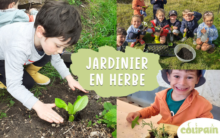 Stages,cours Colipain - Stages enfants - Jardinier herbe