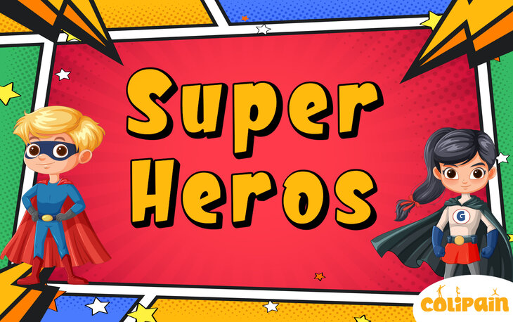 Stages,cours Colipain - Stages enfants - Super Héros