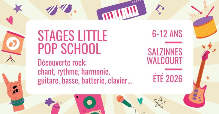 Stages,cours Stage Little School, Let s Rock 