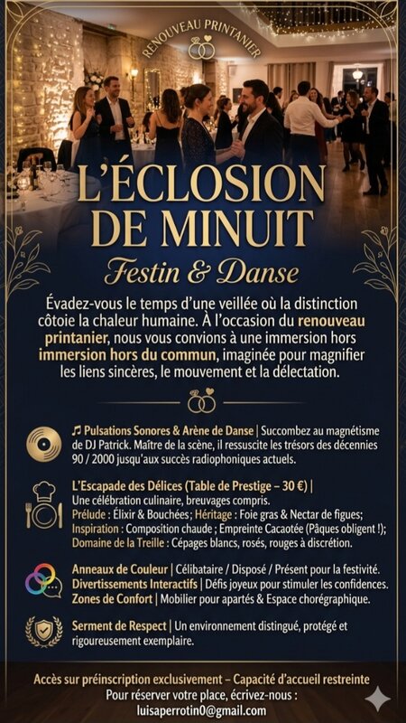 Soirées L Éclosion Minuit : Festin & Danse