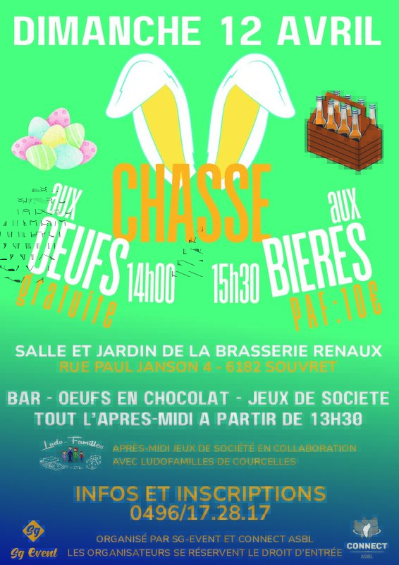 Loisirs Chasse oeufs gratuite Chasse la bière