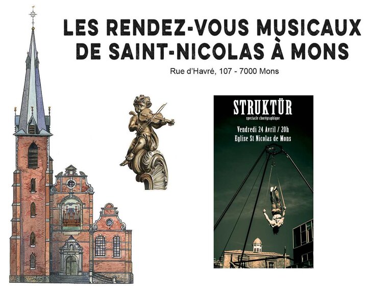 Concerts StruktÜr, spectacle chorégraphique une composition originale pour orgue