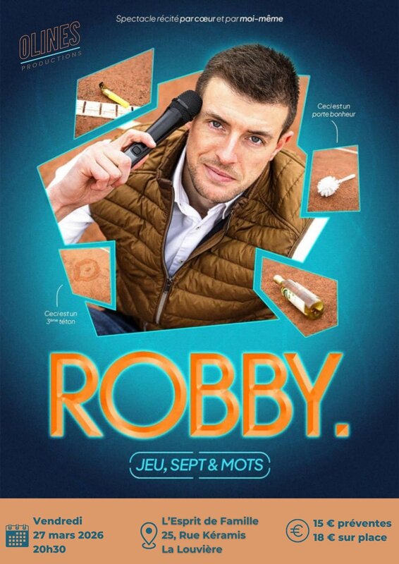 Spectacles Robby - Jeu, sept mots