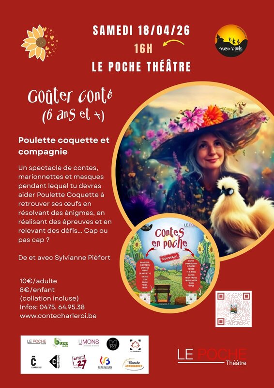 Spectacles Goûter conté :  Poulette coquette & Cie 