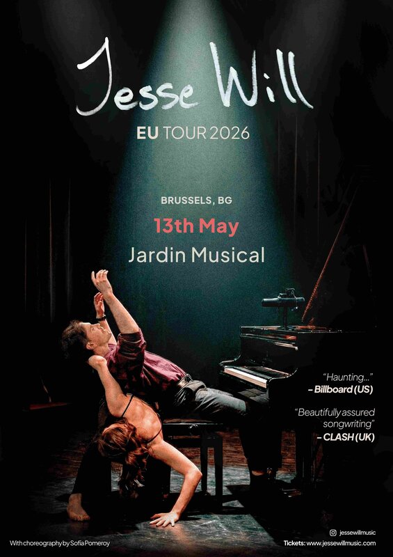 Concerts Jesse Will - Live Jardin Musical, Brussels