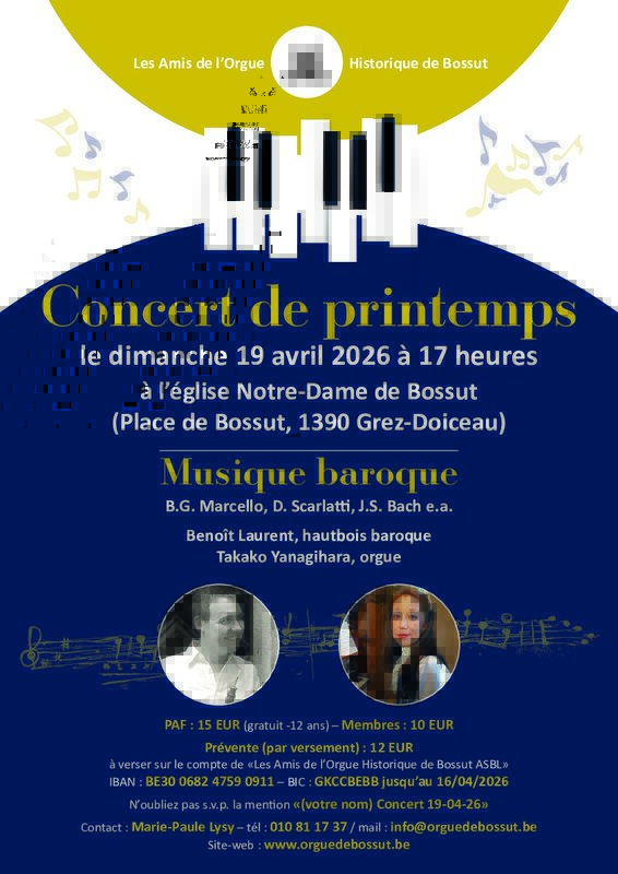 Concerts Concert printemps