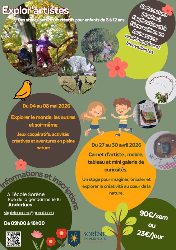 Stages,cours Explorer monde, autres soi-même