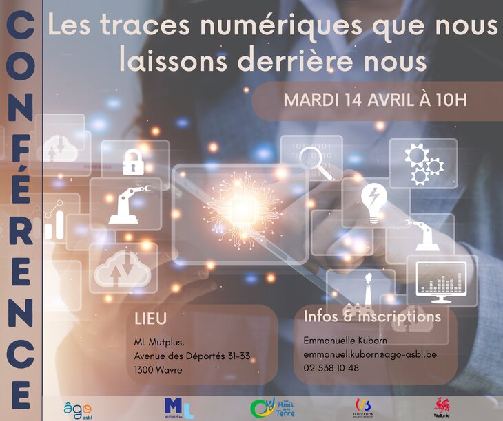 Conférences Atelier -  Les traces numériques nous laissons derrière nous 