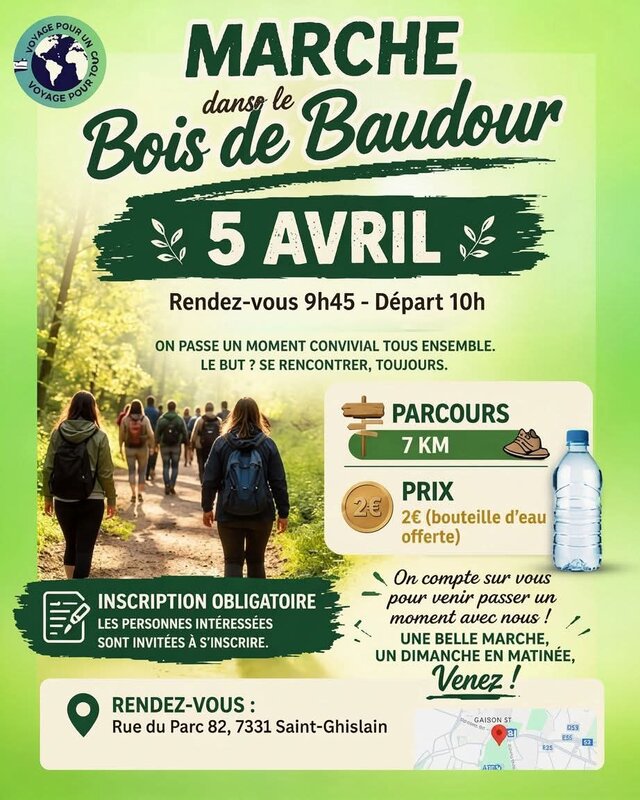 Loisirs Marche dans bois