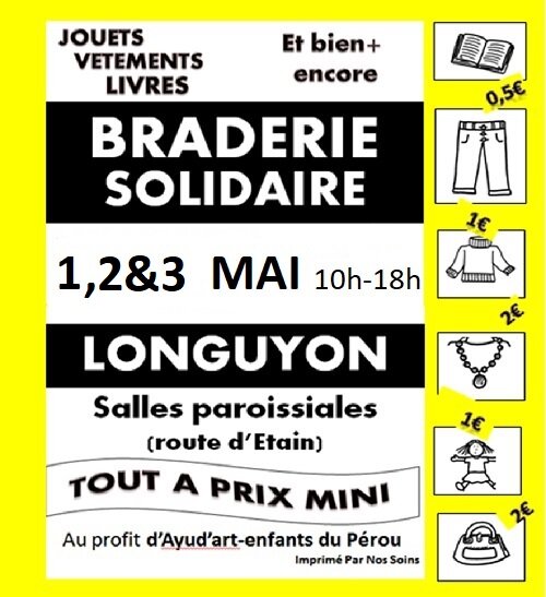 Loisirs Braderie solidaire