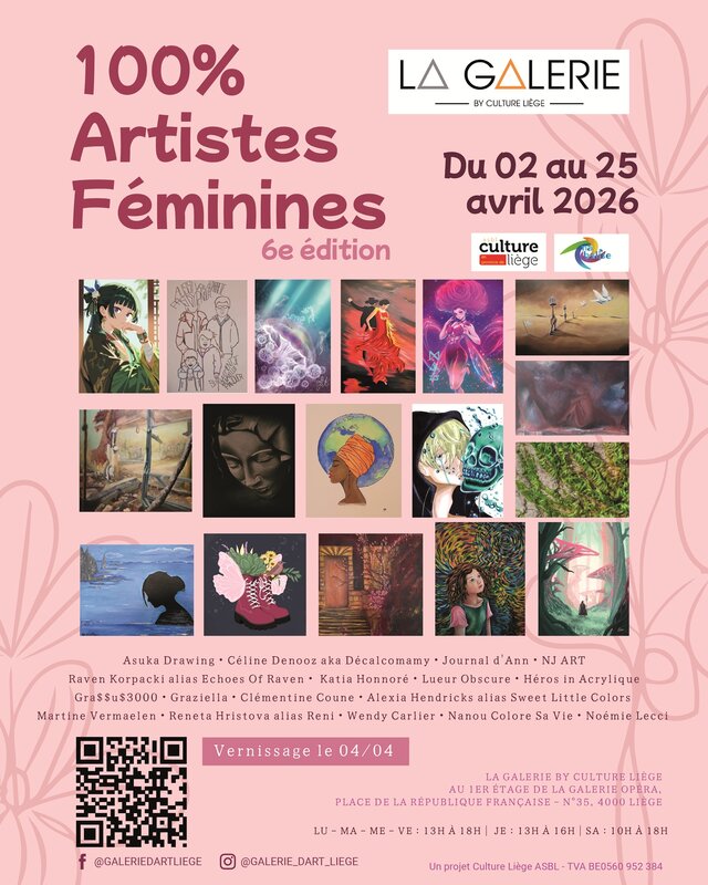 Expositions Nouvelle exposition 100% Artistes Féminines - édition »