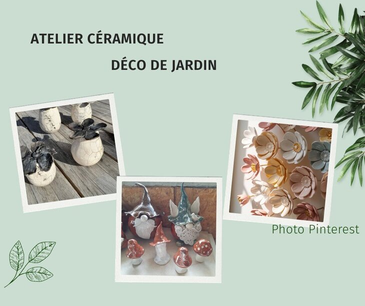 Stages,cours Atelier céramique déco jardin