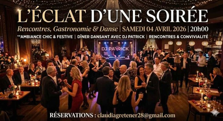 Soirées L Éclat d une Soirée : Rencontres, Gastronomie & Danse