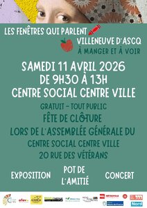 Expositions Fête clôture Fenêtres parlent - Hôtel-de-Ville