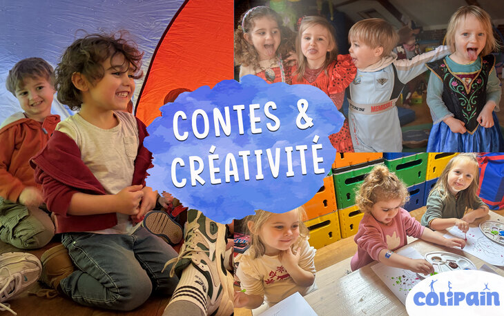 Stages,cours Colipain - Stages enfants - Contes & Créativité