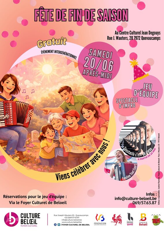 Loisirs Fête fin saison