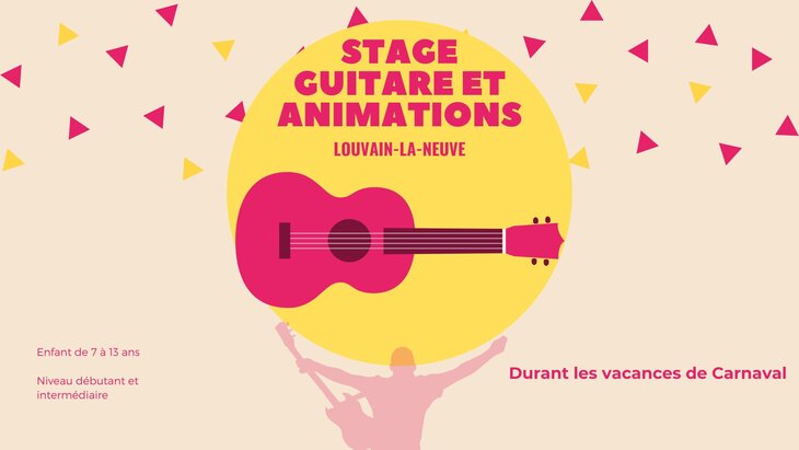 Stages,cours Stage guitare jeux