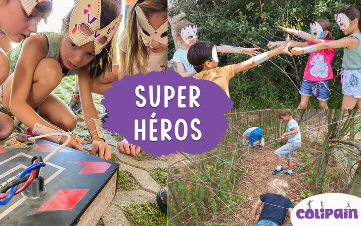 Stages,cours Colipain - Stages enfants - Super Héros