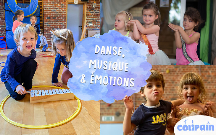 Stages,cours Colipain - Stages enfants - Danse, Musique & Émotions