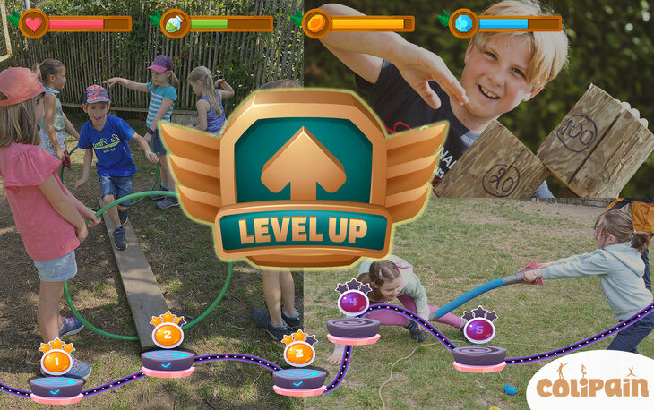 Stages,cours Colipain - Stages enfants - Level-Up : Quête 5 mondes