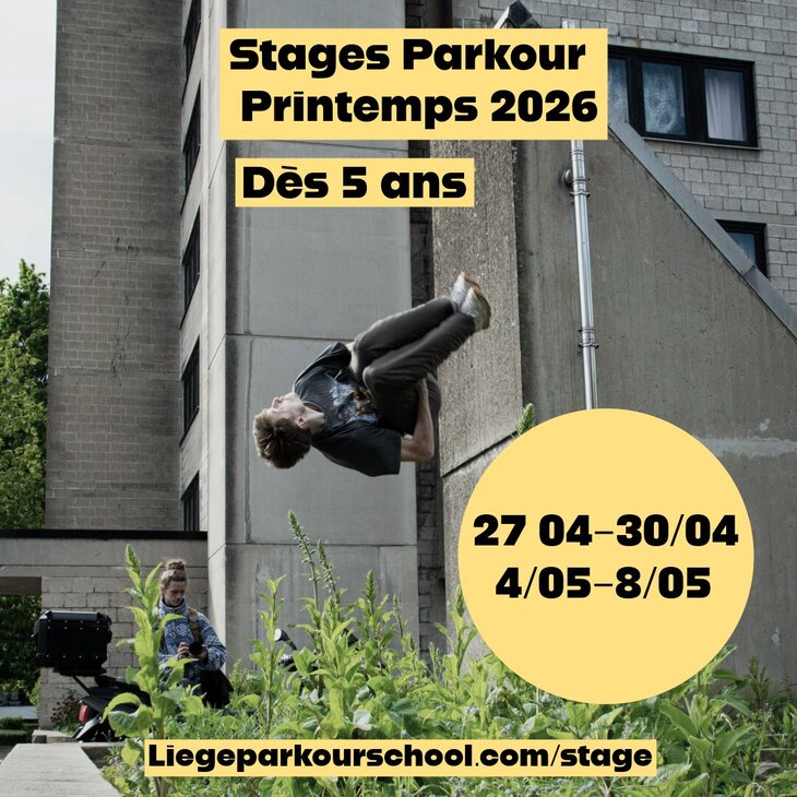 Stages,cours Stage Parkour (Yamakasi) & multisports acrobatiques
