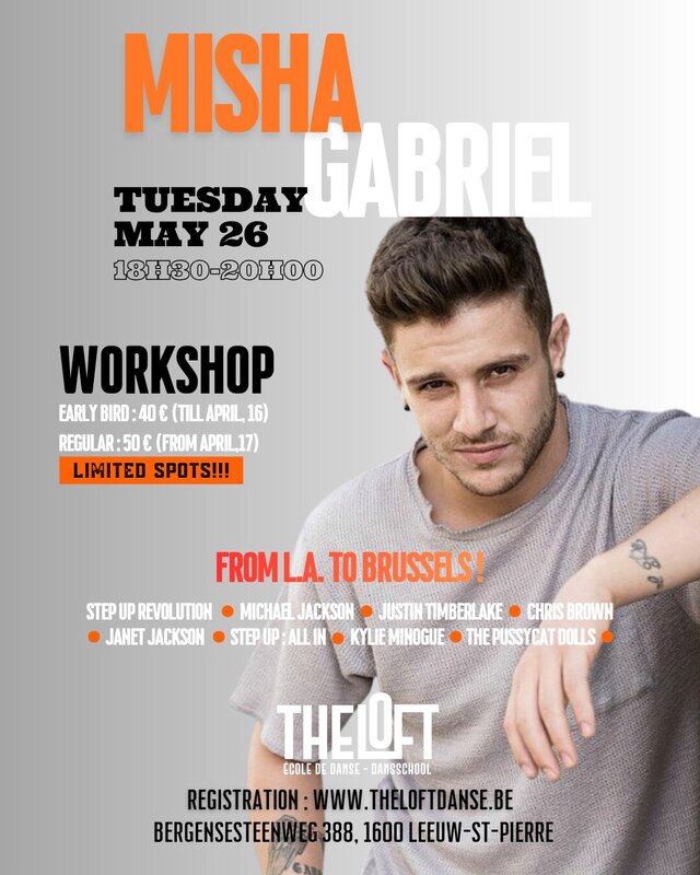 Stages,cours Workshop avec Misha Gabriel