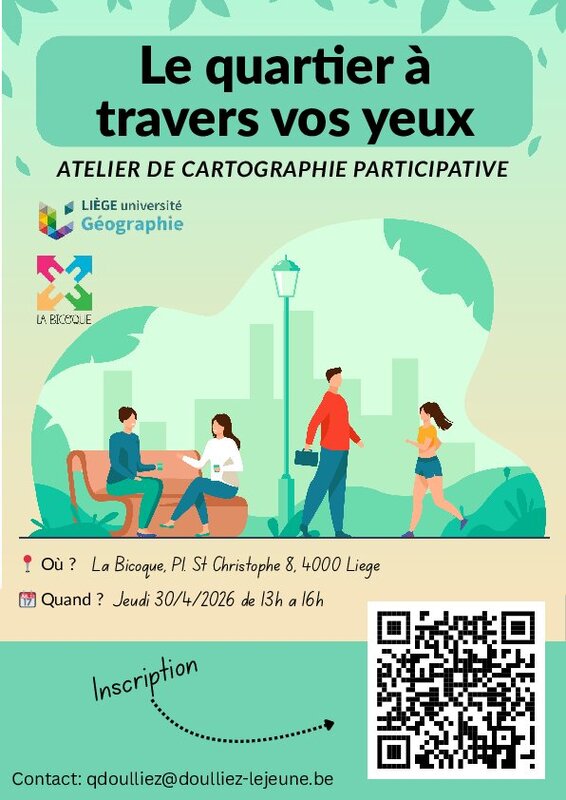 Conférences Le quartier travers yeux - Atelier cartographie participative