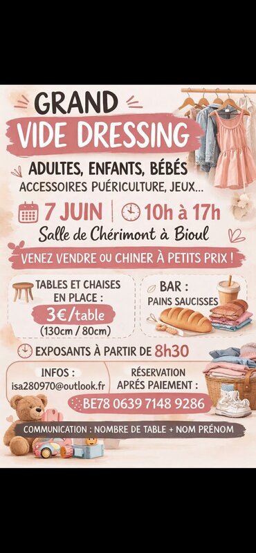 Loisirs Vide dressing