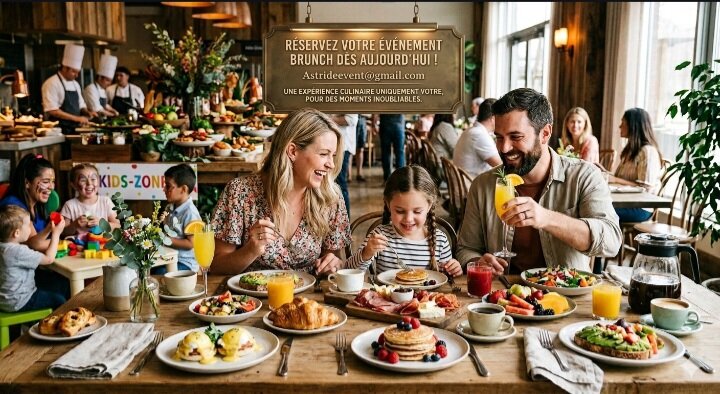 Loisirs Le Grand Brunch Familles : Gourmet & Kids-Zone encadrée