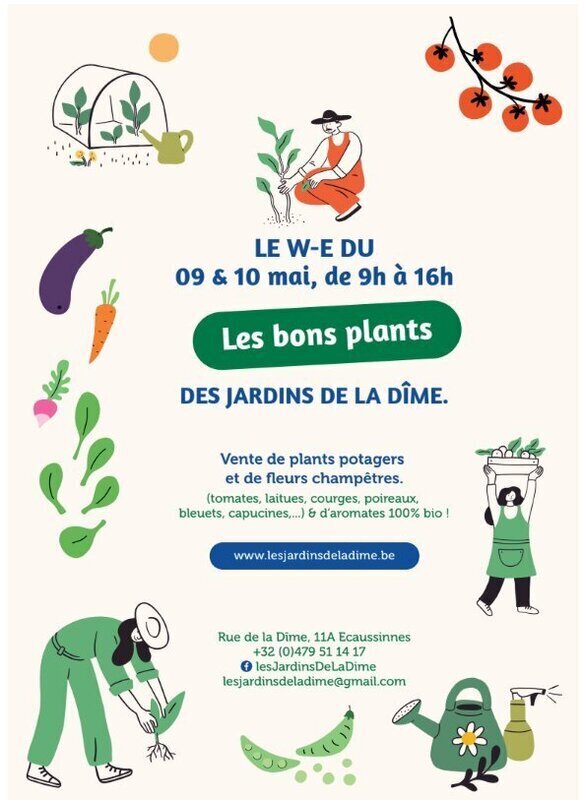 Loisirs Les Bons plants Jardins la Dîme