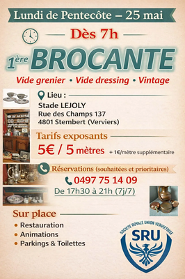Loisirs Brocante à Stembert