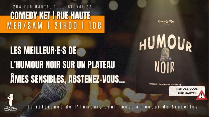 Spectacles Le Plateau Stand-Up Censuré : Humour Noir,