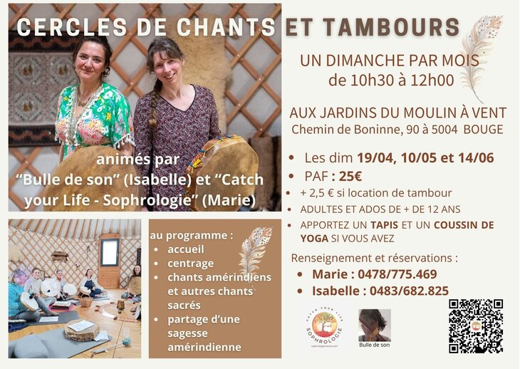 Stages,cours Cercle Chants Tambours