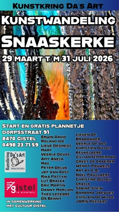 Expositions Promenade artistique Snaaskerke