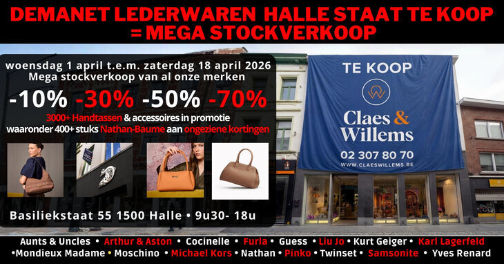 Loisirs Grande liquidation chez Demanet Leather Goods