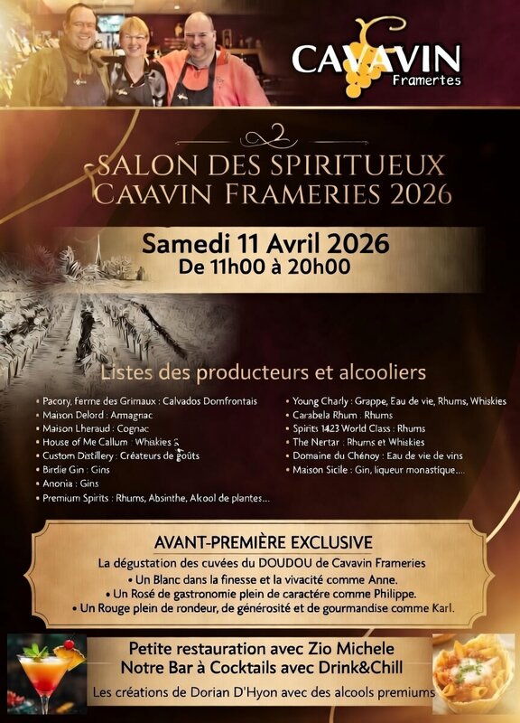Loisirs Salon Spiritueux Cavavin