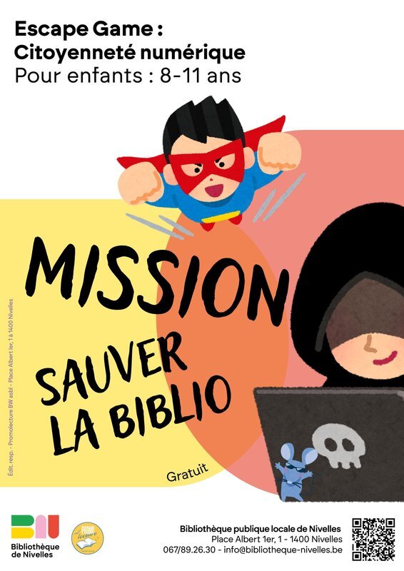 Loisirs Escape Game : sauver bibliothèque