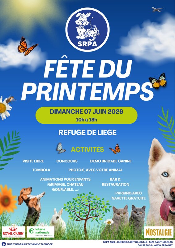 Loisirs Fête Printemps la Srpa Liège