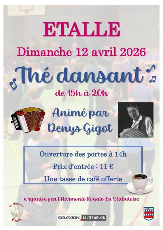 Soirées Thé dansant animé Denys Gigot