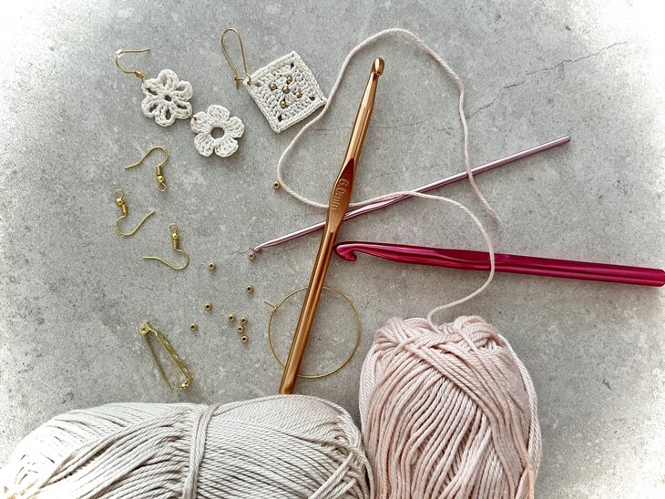 Stages,cours Atelier crochet (bijoux) - Tous niveaux