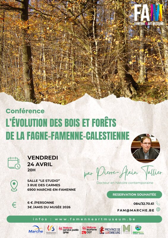 Conférences L évolution bois forêts la Fagne-Famenne-Calestienne