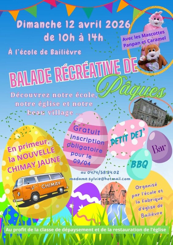 Loisirs Balade récréative Pâques