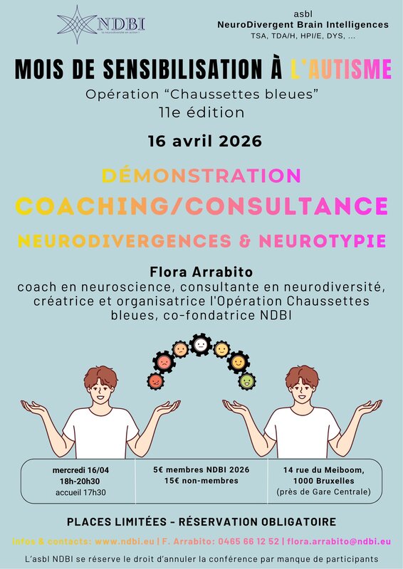Conférences Démonstration : Coaching & Consultance / neurodivergences & neurotypie | Ndbi