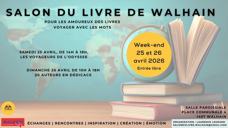 Loisirs Voyager avec mots - Salon Livre Walhain